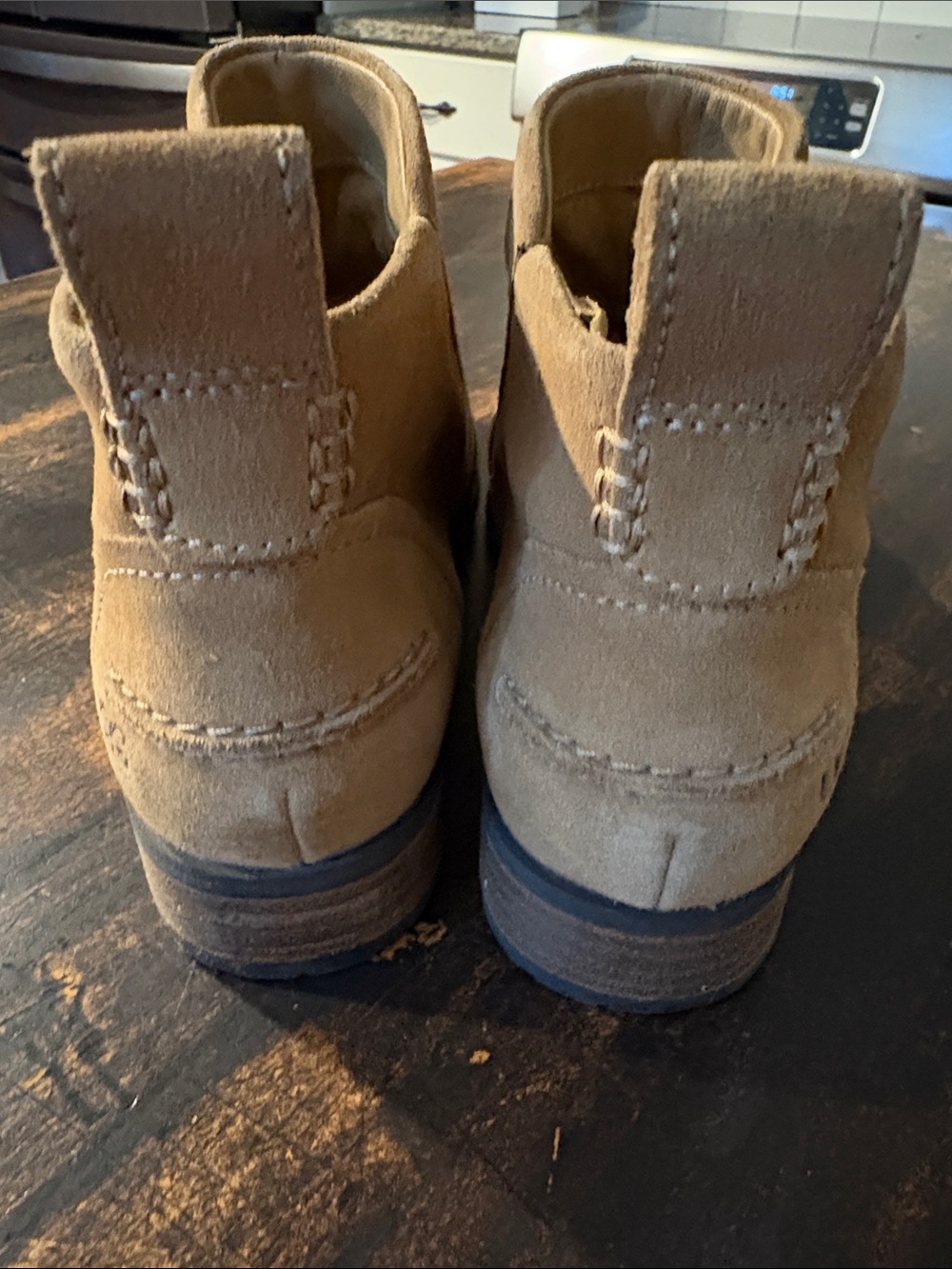 UGG Womens Chestnut Tan Suede Zip Chukka Boots - Picture 4 of 8
